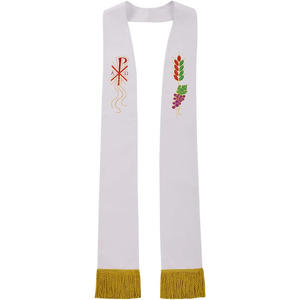 ริบบิ้นปักลายสำหรับบาทหลวง <span class=keywords><strong>พระ</strong></span><span class=keywords><strong>สงฆ์</strong></span> <span class=keywords><strong>พระ</strong></span>นักบวช โบสถ์ ริบบิ้นปักลายกางเขน ริบบิ้นปักลายศักดิ์สิทธิ์ <span class=keywords><strong>ผ้า</strong></span><span class=keywords><strong>คลุม</strong></span><span class=keywords><strong>ไหล่</strong></span>ปักลาย ริบบิ้นขายส่ง - Product Image 6