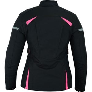 Bacca Moto Femme CE pour Armour Biker Manteau Imperméable Cordura Moto Veste avec Respirant Caractéristique All-Weather Motocross - Product Image 4