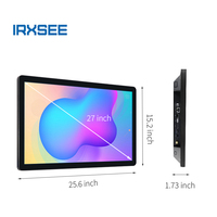 Moniteur tactile médical vertical mural personnalisé de 27 pouces 1080p Android 2G 16G avec interface USB pour usage professionnel, PC tout-en-un