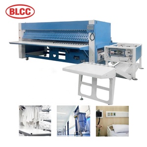 Khách sạn điện sưởi ấm bedsheet tự động ủi <span class=keywords><strong>v</strong></span>à máy gấp 3300mm chiều rộng thương mại thiết bị giặt ủi - Product Image 4