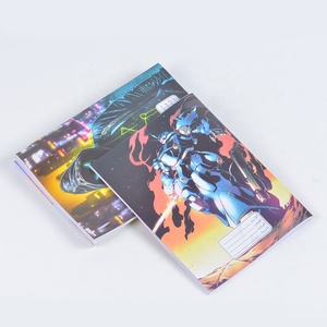 Cahier d'exercices d'illustration comique en couleur personnalisée Mecha Anime Cahier à couverture souple Cahier de notes cousu à selle <span class=keywords><strong>africaine</strong></span> - Product Image 2