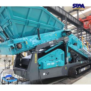 Conception à haut rendement 2x250 kW, capacité 344-644 t/h, concasseur 5x1150 pour projets minières de grande envergure, plan de production de sable mobile - Product Image 6