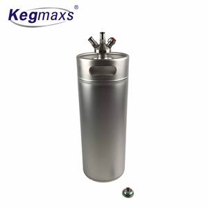 Kegmaxs البسيطة برميل البيرة الخشبي الهادر 10L زجاجة الفولاذ المقاوم للصدأ سخيف البرميل تنظيف برميل حوض غمس الشعير مطحنة كورنيليوس الكرة قفل - Product Image 3