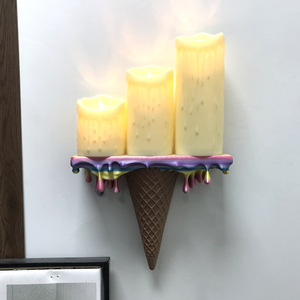 Organizer Meja Ruang Tamu Bergaya Instagram Bentuk Es Krim dari Plastik Cetak 3D Kreatif dan Trendi - Product Image 2