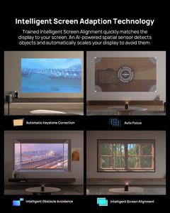 Proyector <span class=keywords><strong>XGIMI</strong></span> <span class=keywords><strong>Halo</strong></span>+ GTV 1080p FHD 700 ISO Lúmenes de Alto Brillo Sonido Harman Kardon Sistema Operativo Google TV - Product Image 2