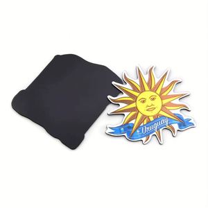 Custom Logo Promotional Tourist Souvenir Gift Refrigerator Decorations Magnet Aluminium Foil <b>Fridge</b> Magnets - Product Image 3