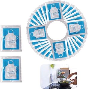 Delantales Desechables Impermeables de Polietileno PLA Reciclable Huamaohengchun de 23x37 Pulgadas para Cocinar, Servir y Pintar - Product Image 4