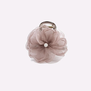 Pince à Cheveux Fleurie Élégante Luxe Léger Tendance, Design Niche Polyvalent, Vente en Gros d'Accessoires de Coiffure pour Femmes - Product Image 3
