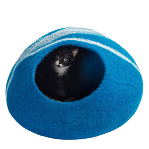 <span class=keywords><strong>Lana</strong></span> de Merino de cueva de gato grueso azul <span class=keywords><strong>marino</strong></span> gato kennel color personalizado y tamaño - Product Image 1