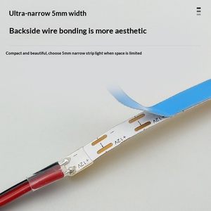 หลอดไฟ COB พร้อมไฟสร้างบรรยากาศ สว่างมาก แรงดันต่ำ สำหรับใช้ในบ้าน ติดตั้งง่ายด้วยกาวในตัว แถบไฟแบบเส้น ให้แสงนุ่มนวล - Product Image 3