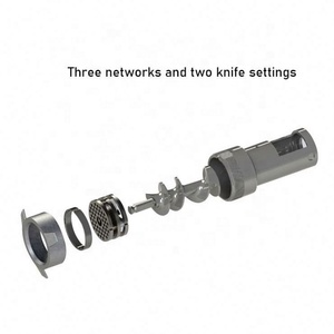 Máquina picadora de carne comercial industrial, máquina picadora de carne resistente, máquina trituradora de carne de carnicero - Product Image 4