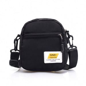 I-0260 Men's Casual Messenger Sling Bag Simple Crossbody Shoulder <b>Pouch</b> with Large Capacity <b>Mini</b> Fashionable Zipper <b>Pouch</b> - Product Image 3