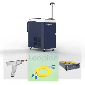 Mesin Las Serat Laser Otomatis, Mesin Las Laser Serat Laser untuk Aluminium Baja Tahan Karat dari Jian Leapion Digunakan