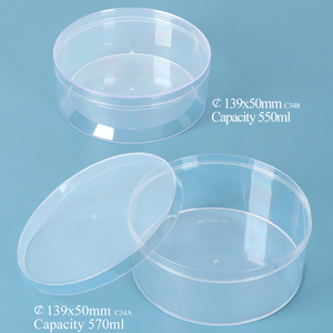 SUNSHING Transparent Round Acrylic Box Empty PS Snacks Sweets Cookie Containers <strong>Chocolate</strong> Jewellery <strong>Rose</strong> Display Case - Product Image 1
