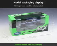 Modèle de voiture miniature en alliage WELLY 1:24 Lam-borghini Temerario, jouet de collection, simulation, décoration pour enfants, cadeau