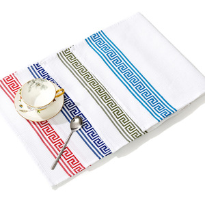 Paño de Cocina Estilo Nórdico, Tejido Jacquard de Poliéster y Algodón Teñido con Hilo, Rectangular con Patrón Geométrico - Product Image 2