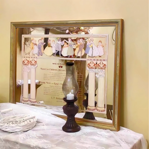 Cuadro Decorativo <span class=keywords><strong>Art</strong></span> <span class=keywords><strong>Deco</strong></span> con Espejo, Música de Piano Hecha a Mano, Naturaleza Muerta, Decoración de Nicho para Salas de Piano, Regalo de Boda, Marco de Madera - Product Image 5