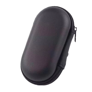Tinh Tế Mini Tai Nghe Sạc Trường Hợp Dây Kéo Không Thấm Nước EVA Túi Sang Trọng Cổ Điển Retro Giản Dị Hình Bầu Dục Retro Bao Bì Hộp - Product Image 1