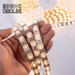 24V Linear High Brightness 2835 15mm Lens Diffused LED Strip <b>Light</b> 48D 60D Seamless for <b>Cove</b> Ceiling Recessed Aluminum Channel - Product Image 1