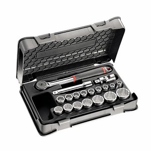 Juego de llaves de vaso Usag de 1/2 pulgada hexagonales, herramientas de reparación automotriz de grado industrial, mango recto 605 1/2 A - Product Image 1