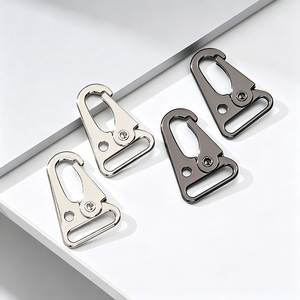 Hebilla de Metal con Clip, Aleación de Zinc Plateada, Herraje Duradero para Bolsos y Ropa en Colores Negro, Plateado y Oro Rosa - Product Image 3