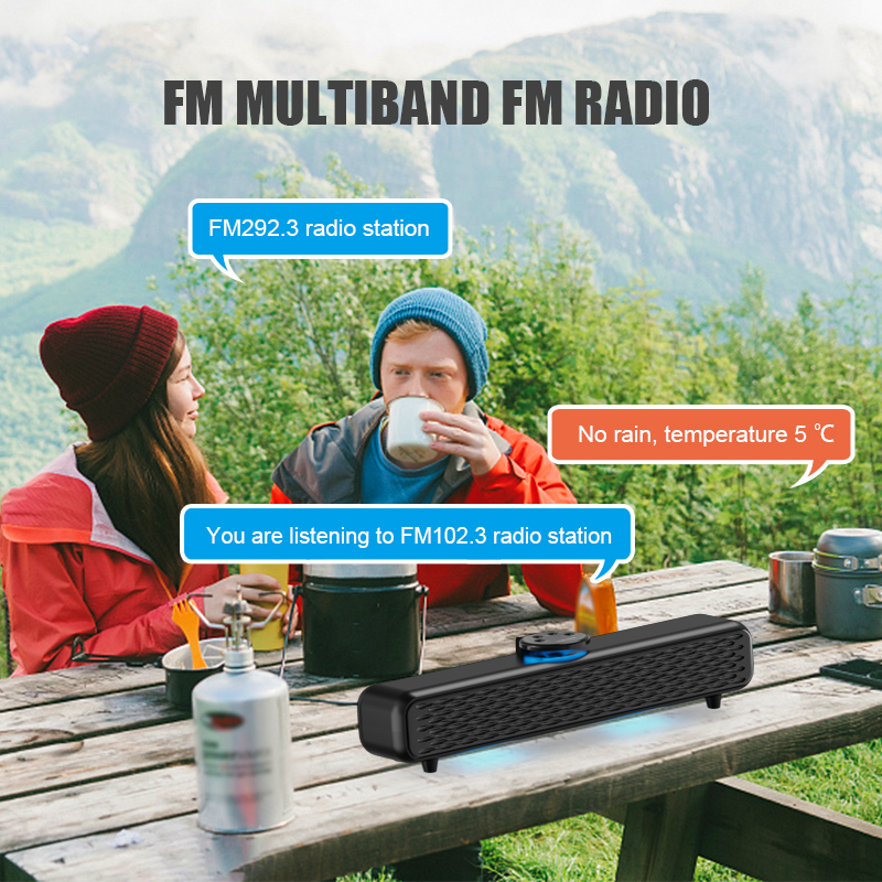 Wireless Bluetooth Speaker Multifunction Speaker for Home Theater Party With LED Lights FM Radio · image 3