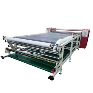 Meilleure machine de sublimation textile rotative élégante de Chine pour l'impression par transfert thermique sur tissu, avec moteur et plaque de presse à chaud pour papier - Product Image 3