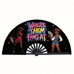 Abanico de Plástico Personalizado, Diseño Encantador de Hadas, Deportes, Anime, Dibujos Animados, Alfabeto, Hecho a Mano, Duradero, Regalos Empresariales, Decoración del Hogar - Product Image 6