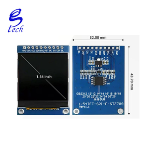 หน้าจอ TFT LCD ขนาด 1.54 นิ้ว ST7789 หน้าจอขนาดเล็ก 240x240 จอแสดงผล LCD หน้าจอสี่เหลี่ยมหน้าจอสี SPI - Product Image 4