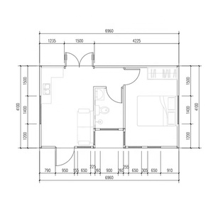 Nhà Máy Giá bánh sandwich Bảng điều chỉnh đúc sẵn Modular nhà du lịch Trailer mở rộng di động Tiny nhà trên bánh xe - Product Image 6