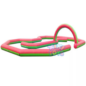 XIXI JOUETS <span class=keywords><strong>Jeux</strong></span> <span class=keywords><strong>de</strong></span> sport pour enfants d'intérieur voitures télécommandées gonflables en PVC personnalisées <span class=keywords><strong>Jeux</strong></span> <span class=keywords><strong>de</strong></span> piste <span class=keywords><strong>de</strong></span> course avec arches <span class=keywords><strong>de</strong></span> drapeau à carreaux - Product Image 4