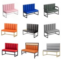 Ensemble Table et Chaises de Restaurant 4 Places en Cuir PU, Mobilier Commercial Moderne de Luxe, Écologique, pour Hôtels et Salles à Manger