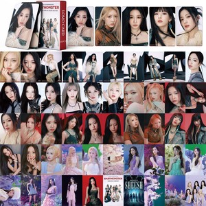 Stok Besar 55pcs Kartu Lomo Album Babymonter Sheesh Koleksi Grup Kpop Perempuan Hadiah - Product Image 2