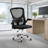 Chaise de bureau moderne pour dirigeant, chaise de bureau exécutive confortable, pivotante, ergonomique, en maille