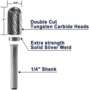Fengke Chất lượng cao Tungsten Carbide Rotary Burr Die Mài <span class=keywords><strong>bits</strong></span> cho kim loại - Product Image 3