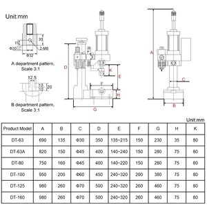 Machine d'estampage d'œillets automatique <span class=keywords><strong>presse</strong></span> <span class=keywords><strong>pneumatique</strong></span> à colonne unique 200kg <span class=keywords><strong>presse</strong></span> de Table à Force réglable poinçonnage nouveau moteur - Product Image 5