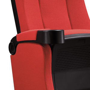เก้าอี้โรงละครมาซาโอะ LT-6015 สีแดง พร้อมที่วางแขน สำหรับโรงเรียน - Product Image 1
