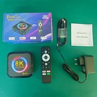 Streaming Tv Box Android 8k Hd Réplicateur Multimédia 13.0 Noir Standard