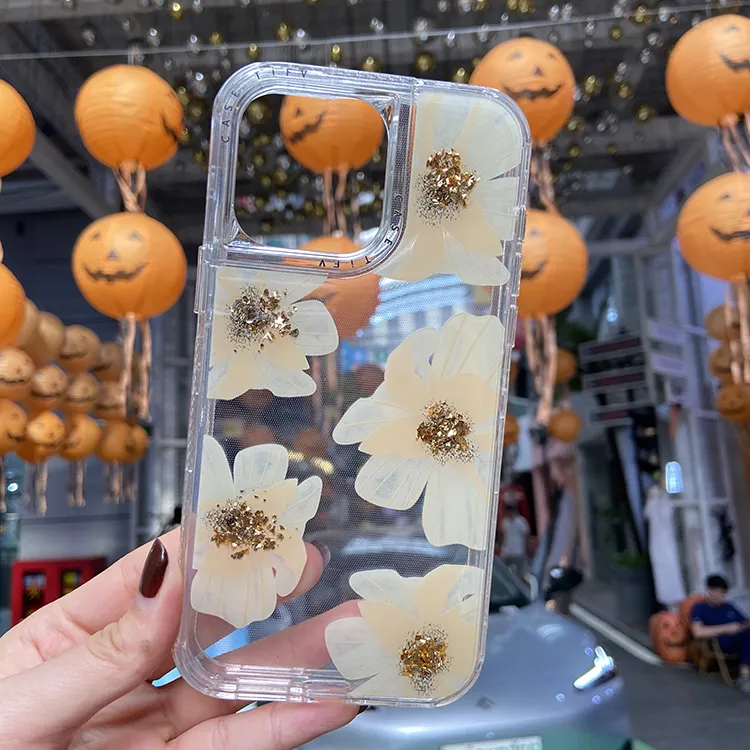 Funda de teléfono con diseño de lámina de oro Floral 3D personalizada en blanco para Huawei Honor X7 X8 X8A 4G X9A X40 5G Y7A Y9A