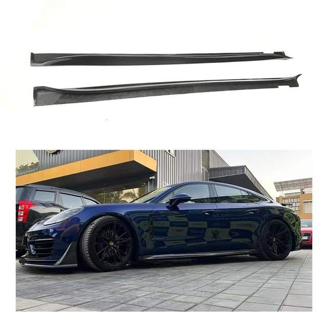 Dry Carbon Fiber Bodykit Side Skirts for Por Sche 971 SD Style