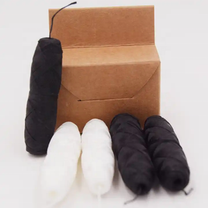 Filo interdentale organico stampato su misura 100% biodegradabile 6 gusti disponibili ricariche di filo interdentale in bambù vegano da 30m con cera di candela - Product Image 4