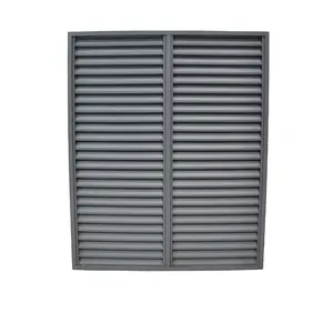 New Design Fixed Blade Aluminum Louver Commercial Good Ventination Shutters for Window