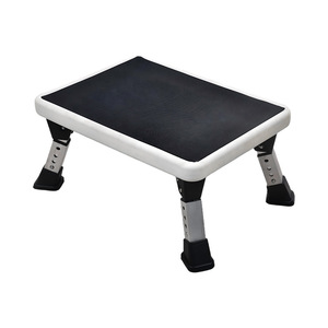 Wei Xuankang Height Adjustable Folding Footstool Black <b>Step</b> <b>Stool</b> Equipment For Bathroom Safety - Product Image 2