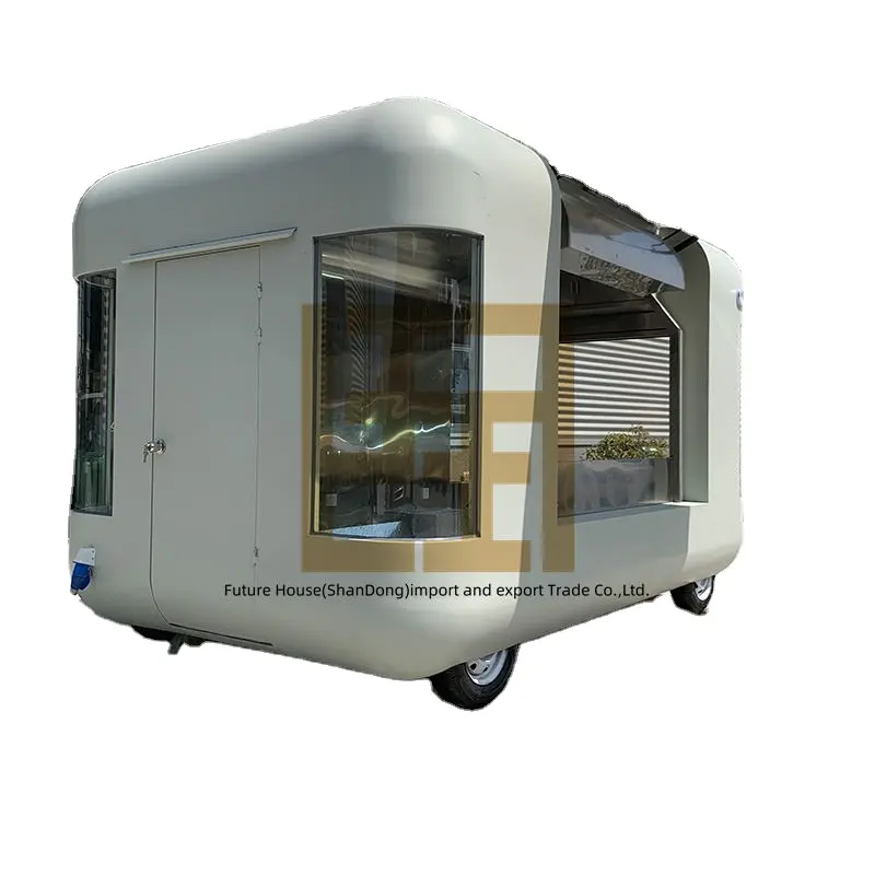 Новый мобильный кухонный фургон с прицепом для еды Airstream для продажи большой тележки для мороженого и кофе для ресторанной и хлебобулочной промышленности