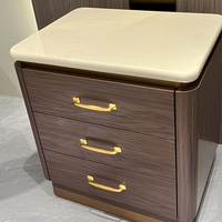 Commode à 3 tiroirs pour hôtel, commode de chambre d'hôtes, armoire de rangement pour l'hôtellerie commerciale