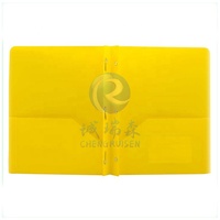 Carpeta de Plástico A4 de Buena Calidad, Carpeta de Polipropileno con 3 Anillos, Dos Bolsillos y 3 Orificios, con Material Plástico Ecológico