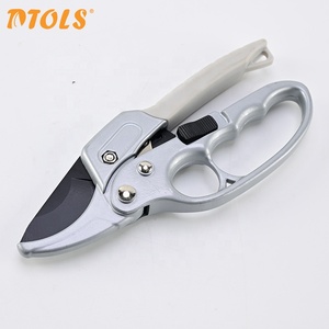 Sécateur à cliquet professionnel en acier SK5 - Ciseaux de jardinage ergonomiques avec poignée antidérapante pour plantes - Product Image 1