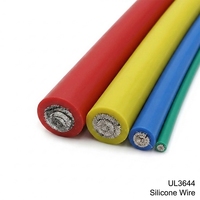 Cable de Silicona de 85mm² 3/0AWG, 1000V 750A 200C, Cable Eléctrico Flexible de Cobre de Alta Temperatura con 17000 Hilos para Baterías BESS 400A+