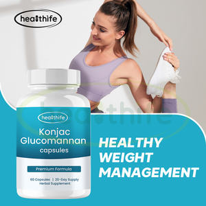 Grosir sampel ekstrak akar <span class=keywords><strong>Konjac</strong></span> kapsul glucomanhan <span class=keywords><strong>Konjac</strong></span> untuk suplemen pelangsing penurun berat badan - Product Image 4