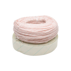 Tubo Trenzado de Fibra de Vidrio Jinrong Blanco 100M, Funda Protectora para Cables Eléctricos, Aislamiento para Cableado de Equipos - Product Image 1